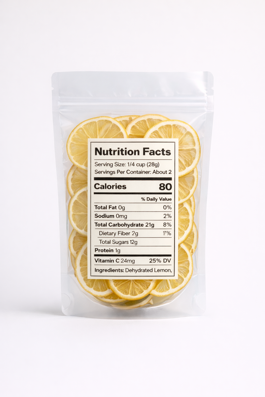 Dehydrated Lemon Slices – Cocktail & Tea Garnish