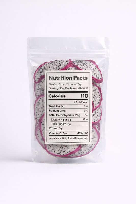 Dehydrated Dragon Fruit Chips – Exotic Cocktail Garnish