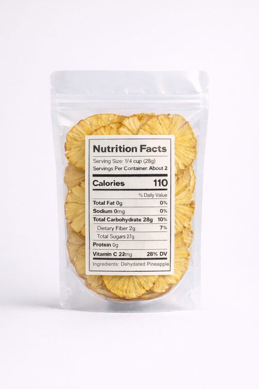 Dehydrated Pineapple Rings – Tropical Cocktail Garnish