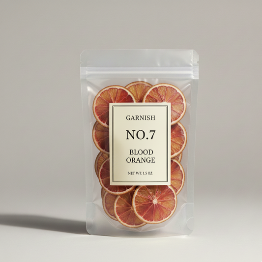 Dehydrated Blood Orange Wheels – Luxury Cocktail Garnish