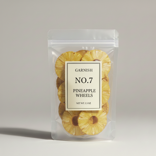 Dehydrated Pineapple Rings – Tropical Cocktail Garnish